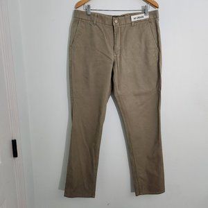 Tailor Vintage Men's Khaki Washed Chinos Size 34/32